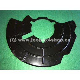 štít levé kotoučové brzdy...